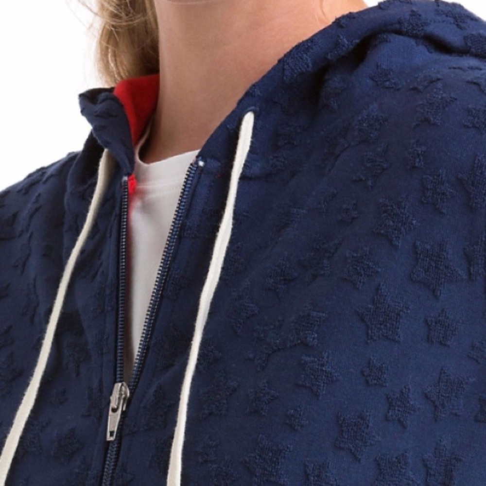 NWT Vineyard Vines Navy Star Hoodie - Picture 3 of 3